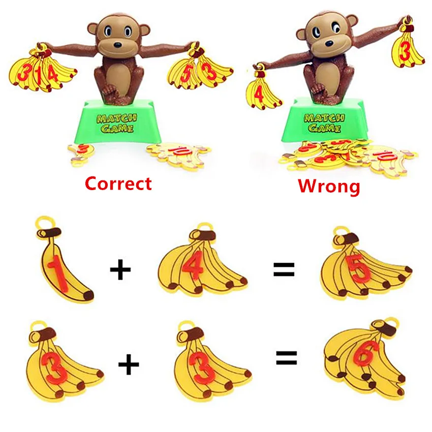 Match Math Scale Game балансирующая игра с цифрами настольная развивающая игрушка для