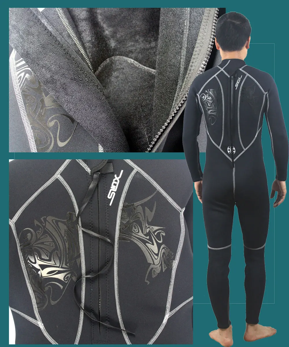 Гидрокостюм из неопрена 3 мм с теплой флисовой подкладкой|full body wetsuit|wetsuit 3mmwetsuit