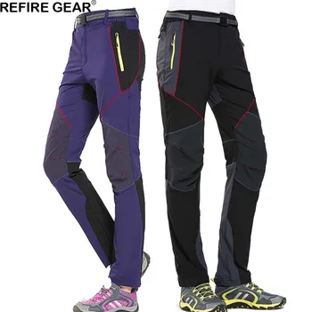 

Refire Gear Men's Women's Quick Dry Breathable Pants Outdoor Slim Fit Hiking Camping Fishing Trekking Fishing Climbing Trousers