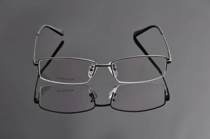 DEDING Super Slim титана прозрачные линзы близорукость очки Frame Титан армасан де oculos грау