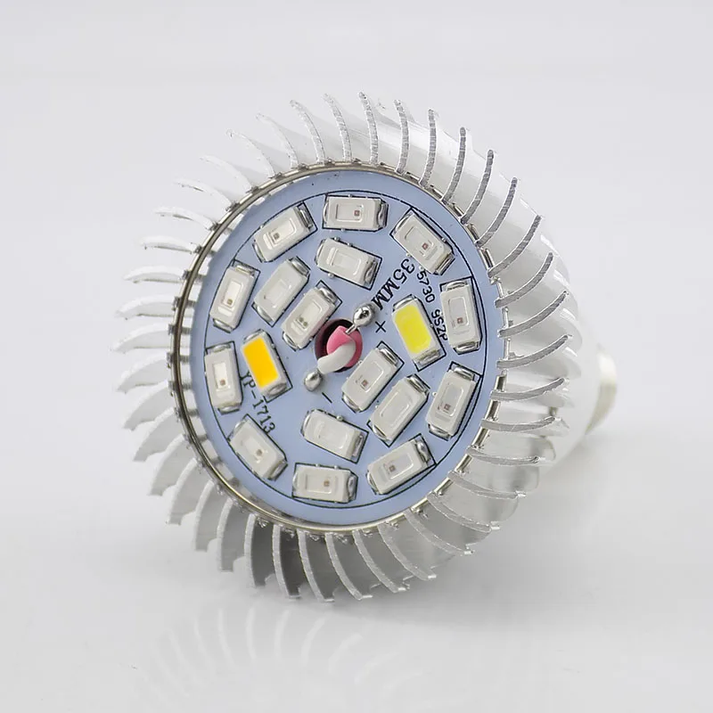 E27 Plug Lampe horticole de croissance E27 E14 18 Led spectre complet