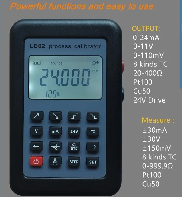 4-20mA/0-10V LB02 Resistance Current Voltmeter source Process calibrator 