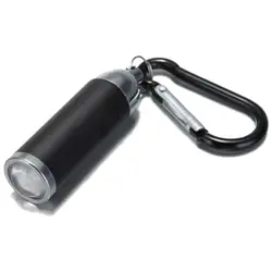 Ультра-яркий светодиодный фонарик мини факел свет лампы брелок для ключей, черный 5 шт