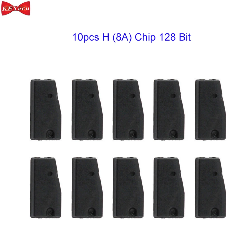 KEYECU 10pcs H (8A) Chip 128 Bit Car Key Blank for Toyota Rav4 Highlander Camry Corolla Sienna Sequoia | Автомобили и мотоциклы