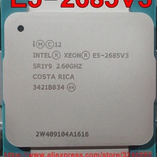 Intel ЦП Xeon E5 V3 E5-2685V3 QS 2,60 ГГц 12 ядер возможностью погружения на глубину до 30 м LGA2011-3 E5-2685 V3 процессор E5 2685V3 E5 2685 V3 2680V3