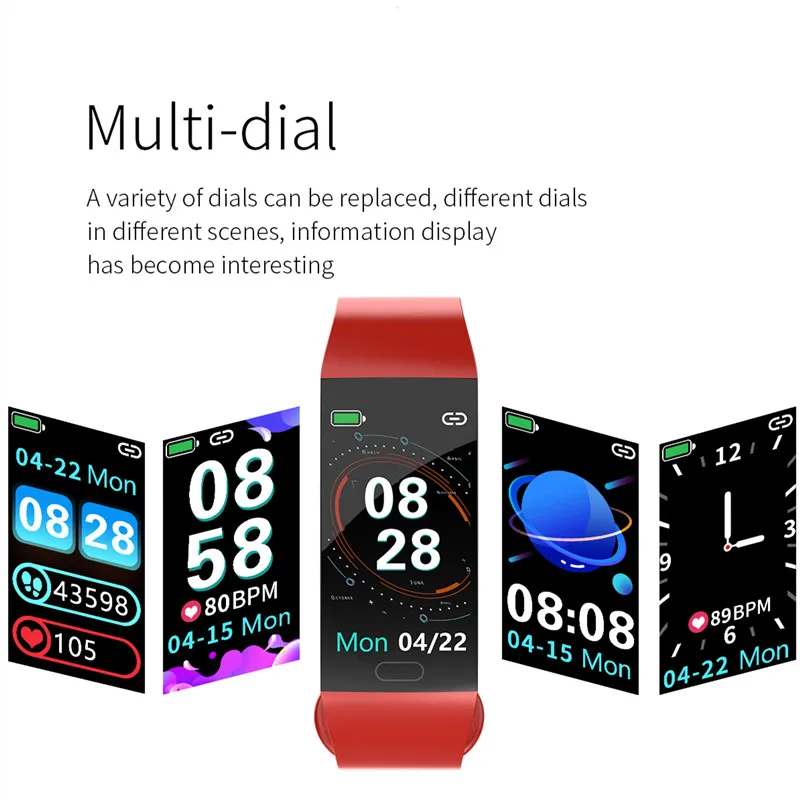 Новый спортивный фитнес трекер RD11 Smart Band Bluetooth Браслет мониторинг сердечного