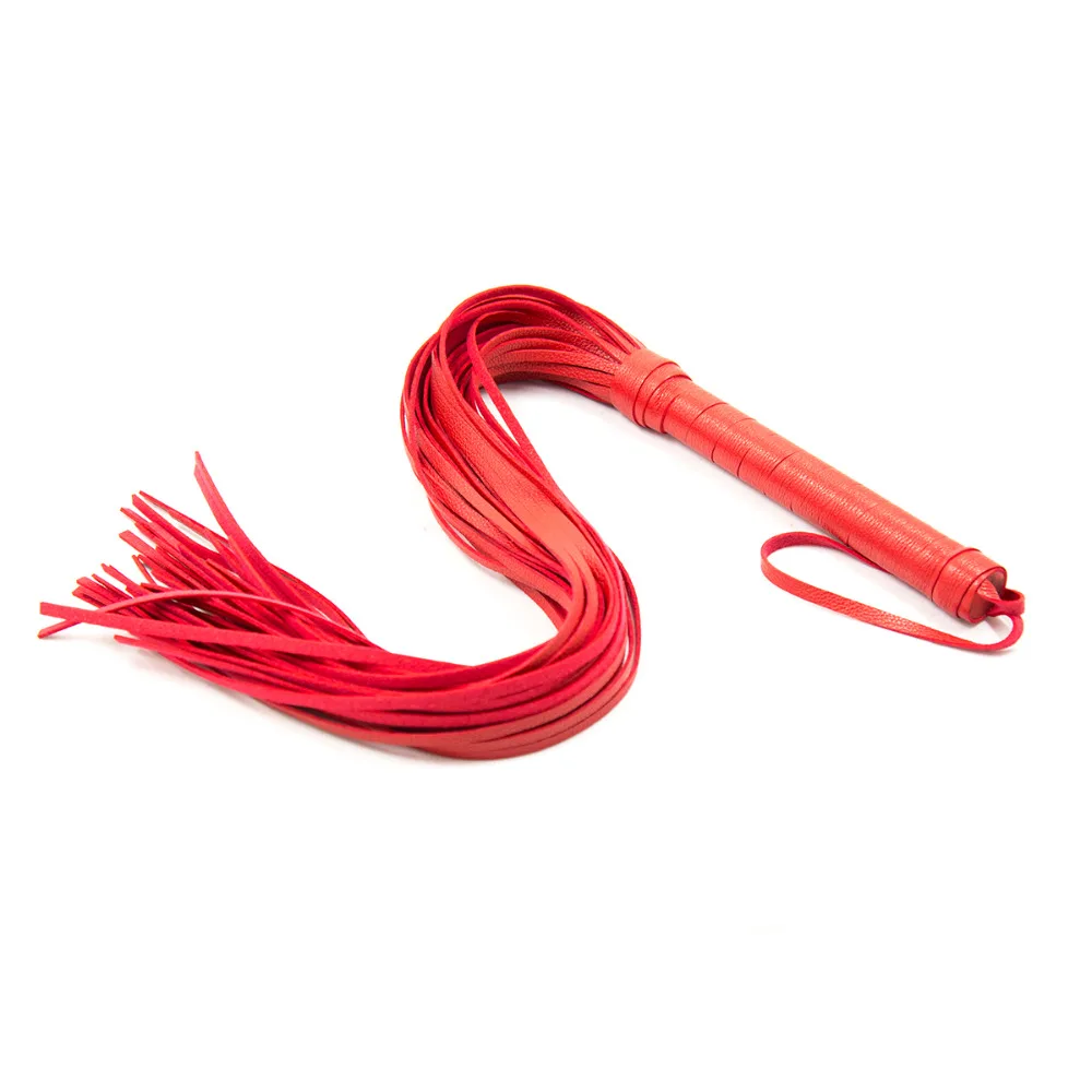 1 ШТ. 69 см ИСКУССТВЕННАЯ Кожа Фетиш Связывание Секс Кнут Flogger БДСМ секс Игрушки Для