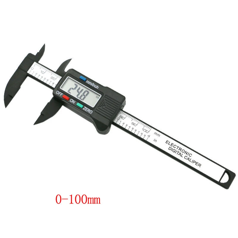 150 мм 6 дюймов ЖК-дисплей цифровые электронные углеродного волокна Верньер микрометр измерения DT6