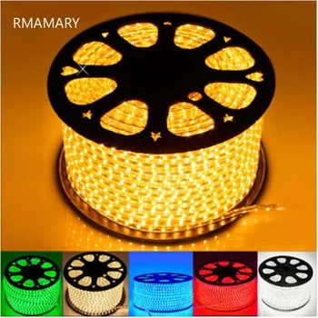 

RMAMARY Christmas 100M RGB Led Strips 5050 Garden Tree Flexible Warm White Multicolor LED Strip Light Waterproof 110v220v