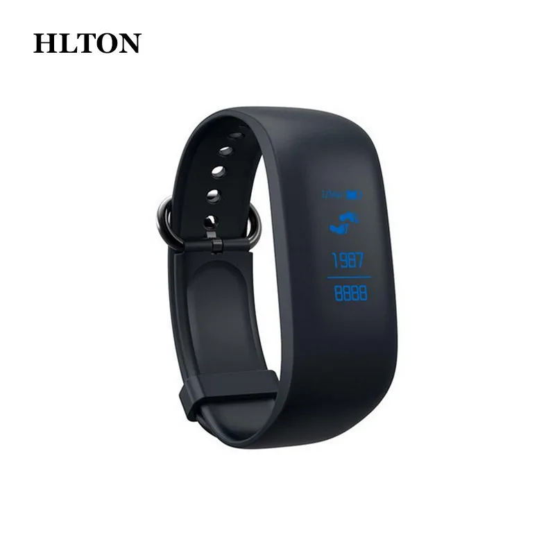 HLTON спортивный умный Bluetooth браслет контроль камеры фитнес-трекер монитор сердечного ритма анти-потеря браслет для Android Iphone