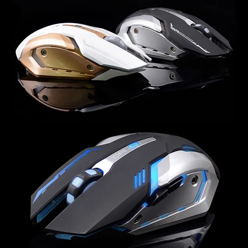 

Computer Accessories Rechargeable Silent Wireless 2400DPI PC USB Optical Ergonomic Gaming Mice Mouse