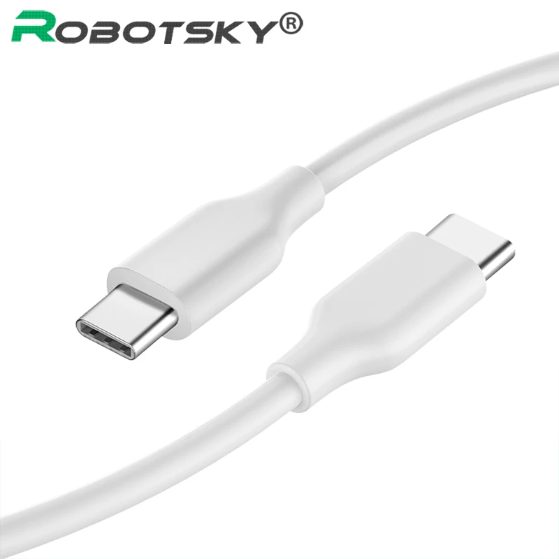 عالية السرعة نوع C الذكور إلى نوع-C كابل الذكور USB-C كابل الهاتف المحمول كابل شحن و مزامنة بيانات لجوجل بكسل ماك بوك برو