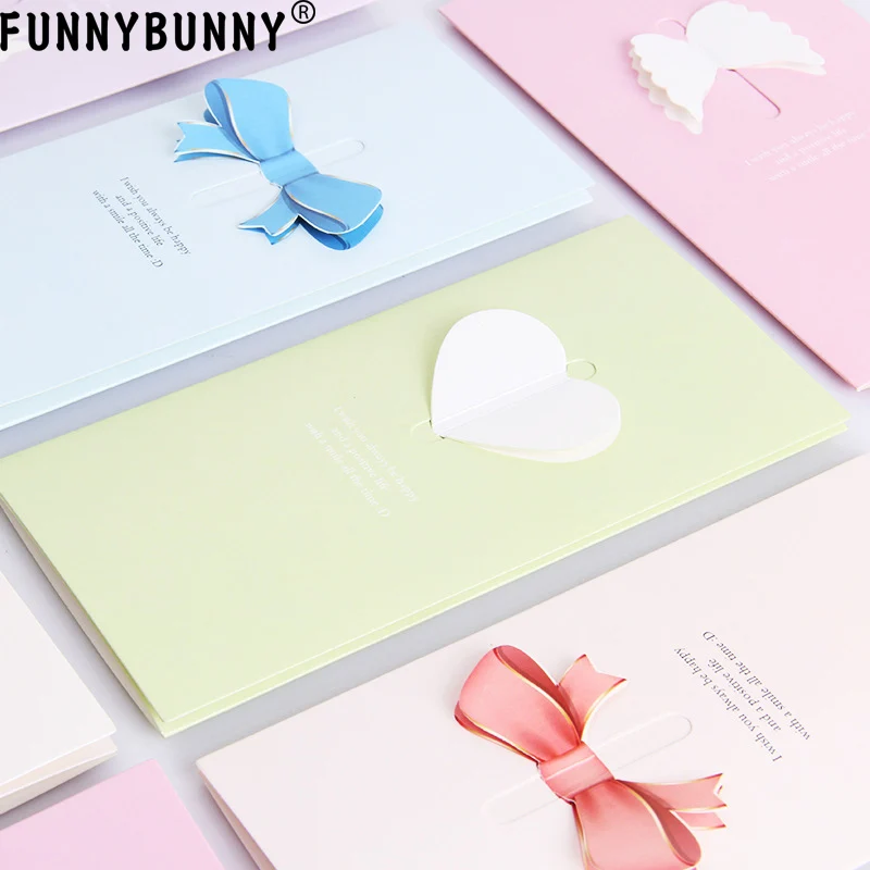 10 шт. набор свадебных пригласительных открыток FUNNBUNNY 3d открытки на день рождения
