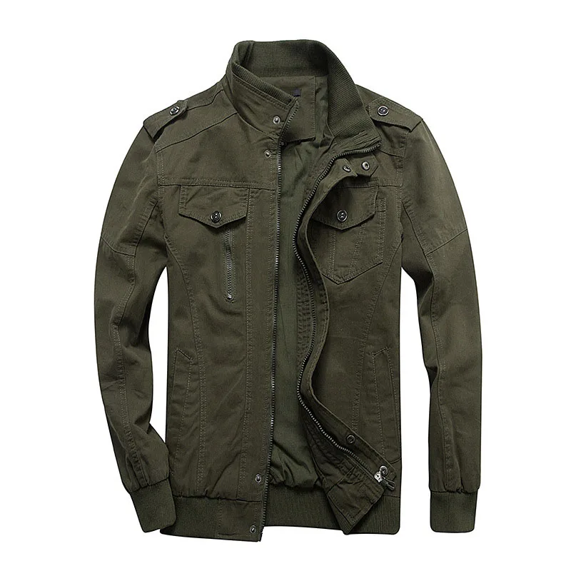Новинка, Мужская тактическая куртка-бомбер на весну и осень, куртка в стиле милитари, дизайнерская одежда
