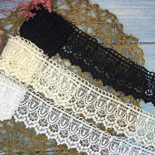 8cm Wide Beautiful Water-soluble Lace Fabric Clothes Skirt Curtain Edge Sewing Diy Clothing Accessories Cloth 8cm Wide Beautiful Water-soluble Lace Fabric Clothes Skirt Curtain Edge Sewing Diy Clothing Accessories Cloth