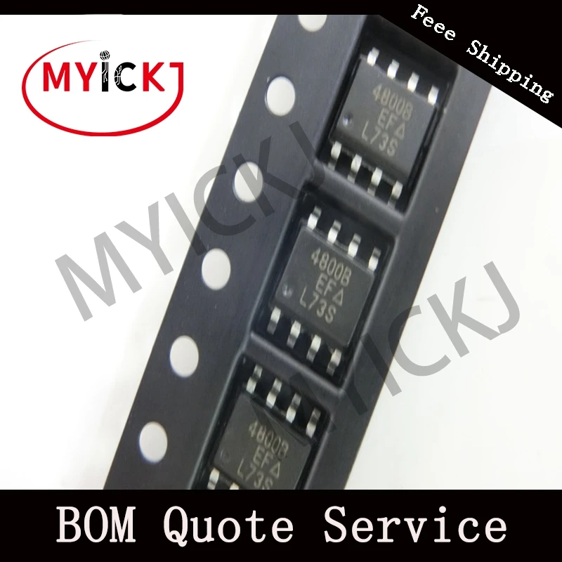 10 шт. SI4800BDY микросхема MOSFET N-CH 30 в 6.5A sop 8 4800 новый оригинальный | Лампы и освещение