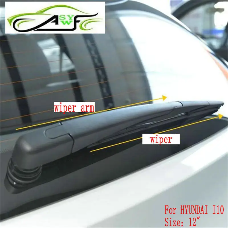 Free Shipping For HYUNDAI I10 size 12" (300mm) Rear Window Rubber