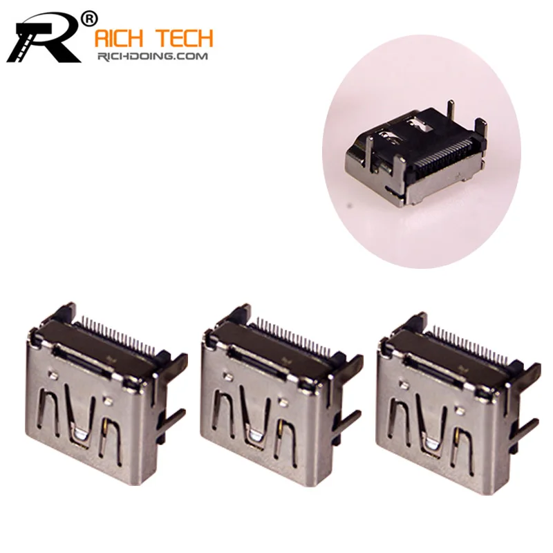 

HDMI 2.0 Terminals 19PIN HDMI Female USB Connector SMT Type 5pcs/lot