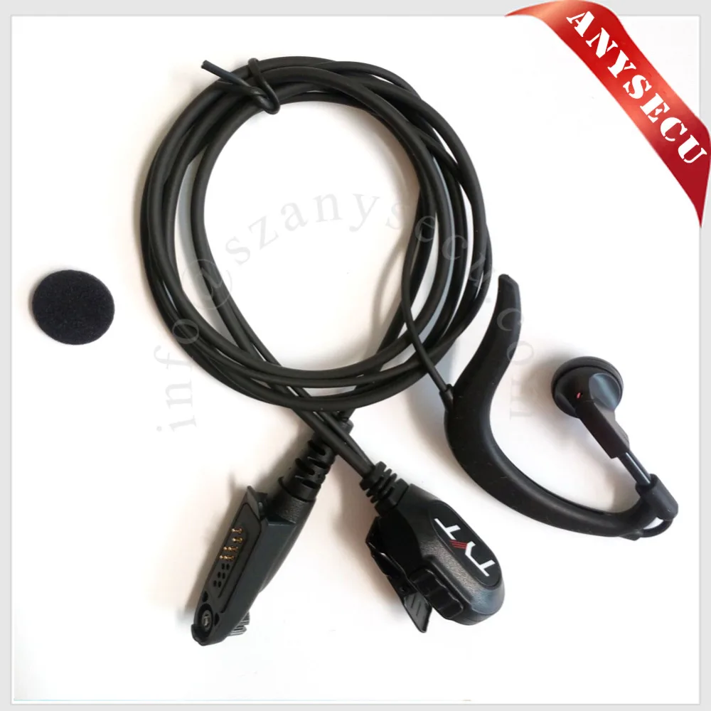 3PCS Original Wired PPT Earpiece microphone EG MD398 Ear Hook Earphone