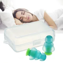 Silicone Ear Plugs Sound Insulation Soft Protect Hearing Earplugs Anti Noise Quiet Sleeping Tool Travel Relax Reduce Noise