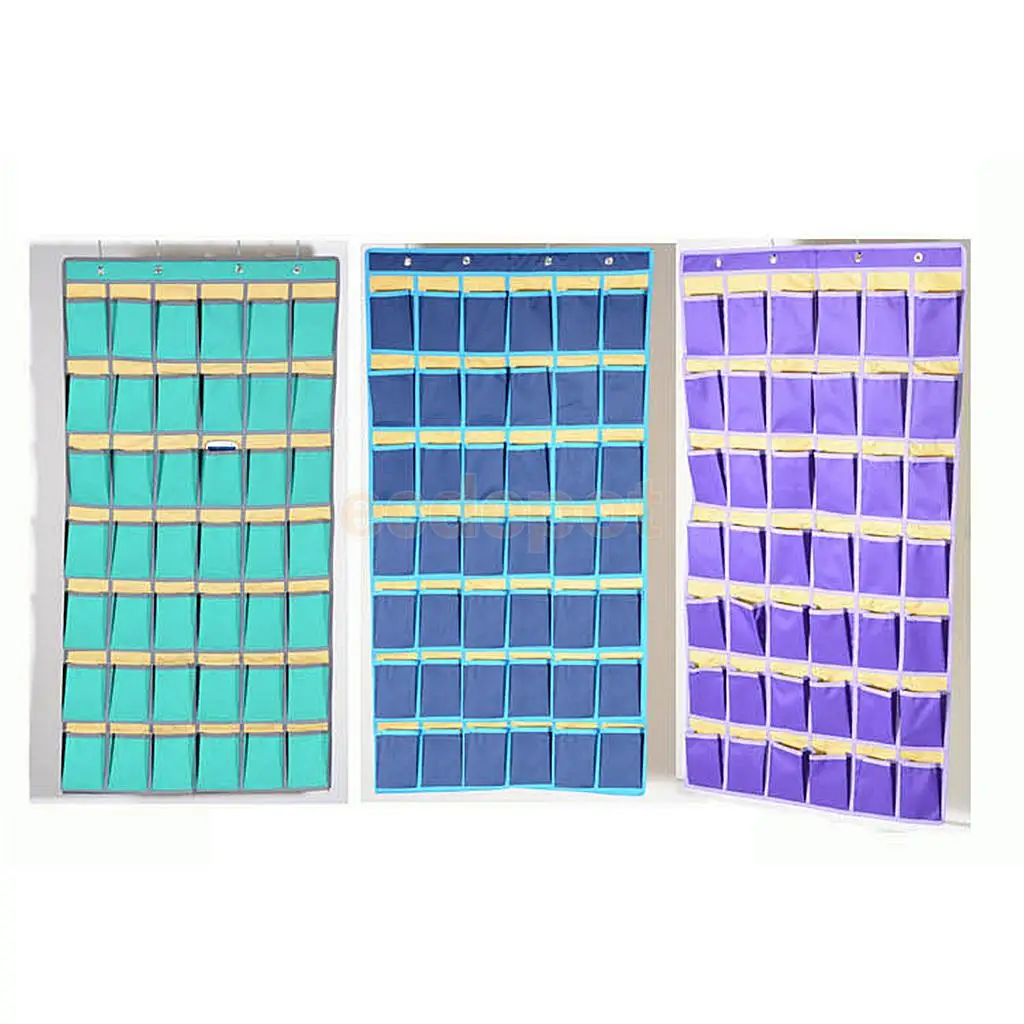 42 Pockets Office Classroom Wall Door Hanging Cellphone Holder