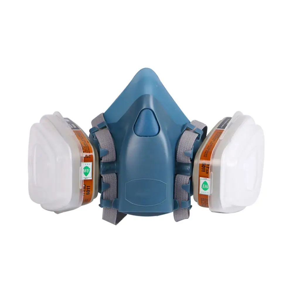 

1Set Dust Gas Mask Full Face Respirator for Industrial Refine Mine Spray Chemical Smoke Fire Protection