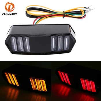 

POSSBAY Motorcycle Tail Lights Rear Taillights for Honda MSX125 CBR650F CTX700 CTX700N Motocicleta LED Flasher Lights Motorbike