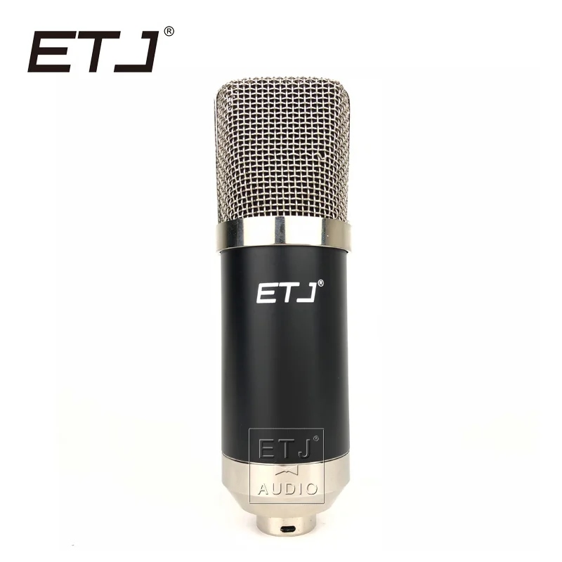 

ETJ Brand Professional Condenser Microphone Karaoke Studio Recording Metal Microphone Free Shipping 700B