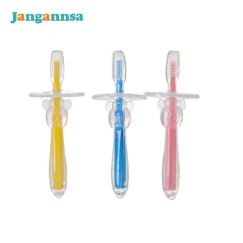 

New Soft Baby Tooth Brush Kids Training Tooth Brush Safe Silicone Baby Teether For Boys Girls High Quality Baby Dental Care
