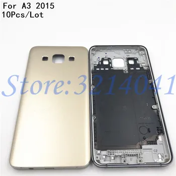 

10Pcs/Lot Original 4.5 inches Metal Back Battery Housing With Logo For Samsung Galaxy A300 A3 2015