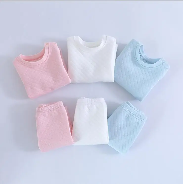 

2019 new style tollder girls boys 2 pcs set t-shirt+long pants fashion autumn winter girls suit 1-4t HE802