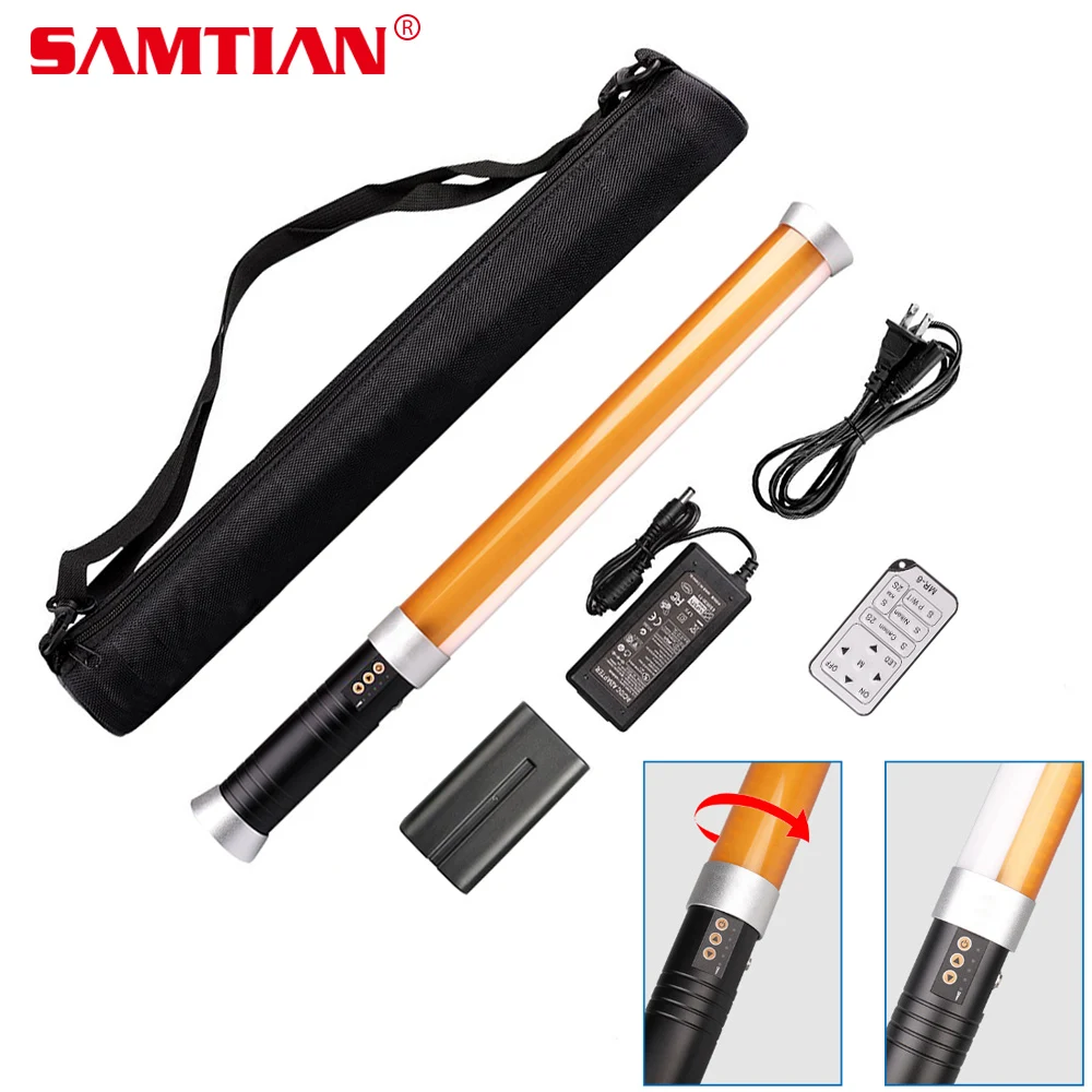 SAMTIAN MTL 900D портативная Светодиодная лампа для видеосъемки Волшебная трубка