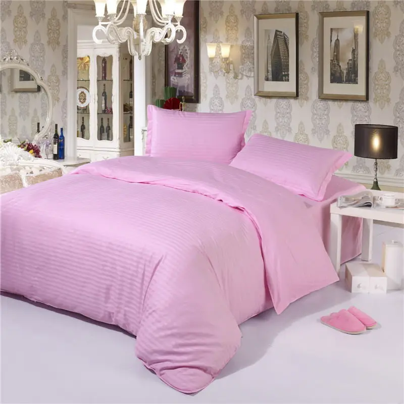Cheap 1pcs100% cotton satin duvet cover double needle craft with zipper a variety of specifications can be customized