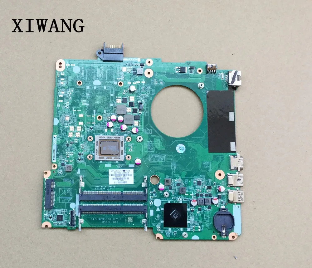 

737140-501 737140-001 Free Shipping FOR HP PAVILION 15-N laptop motherboard DA0U92MB6D0 REV:D A8-4555M mainboard 100% tested
