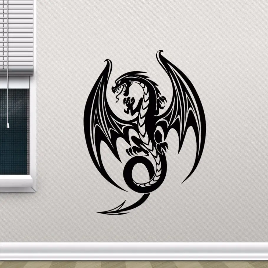 

Dragon Wall Decal Removable Wall Sticker Game of Thrones Vinyl Sticker Removable Decal for Home Bedroom Decor Art Poster AY0217