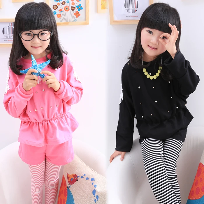 Free shipping Children's clothing spring/autumn girl fashionable casual