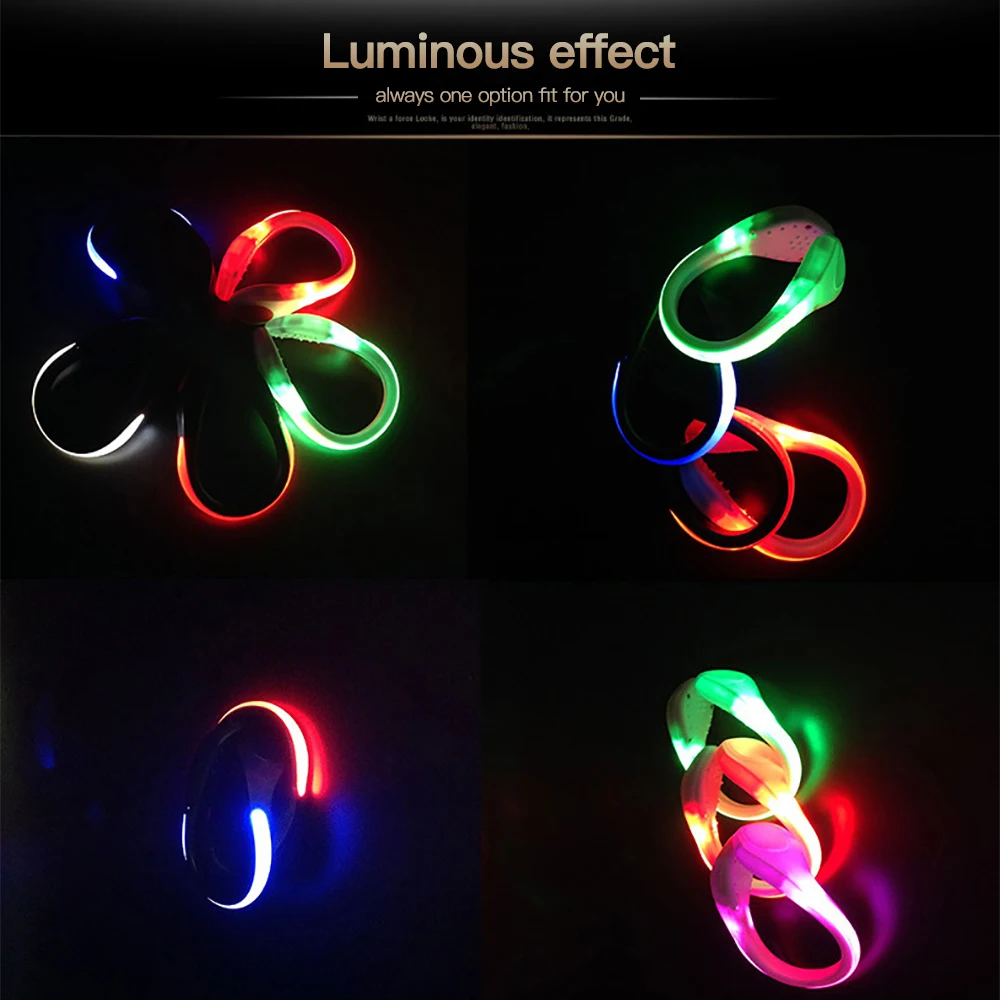 JXSFLYE Night Led shoe clip for useful Tool Outdoor Clip shoe safety flash Glowing lighting for running Cycling bike 1 pair lamp