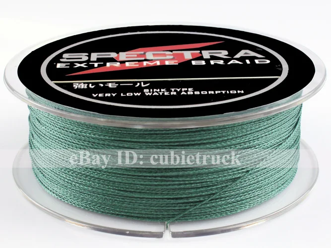 100M PE Saltwater Braid Fishing Line 30LB Green 0.28mm 4 Strands Spectra 109 Yard Wholesale