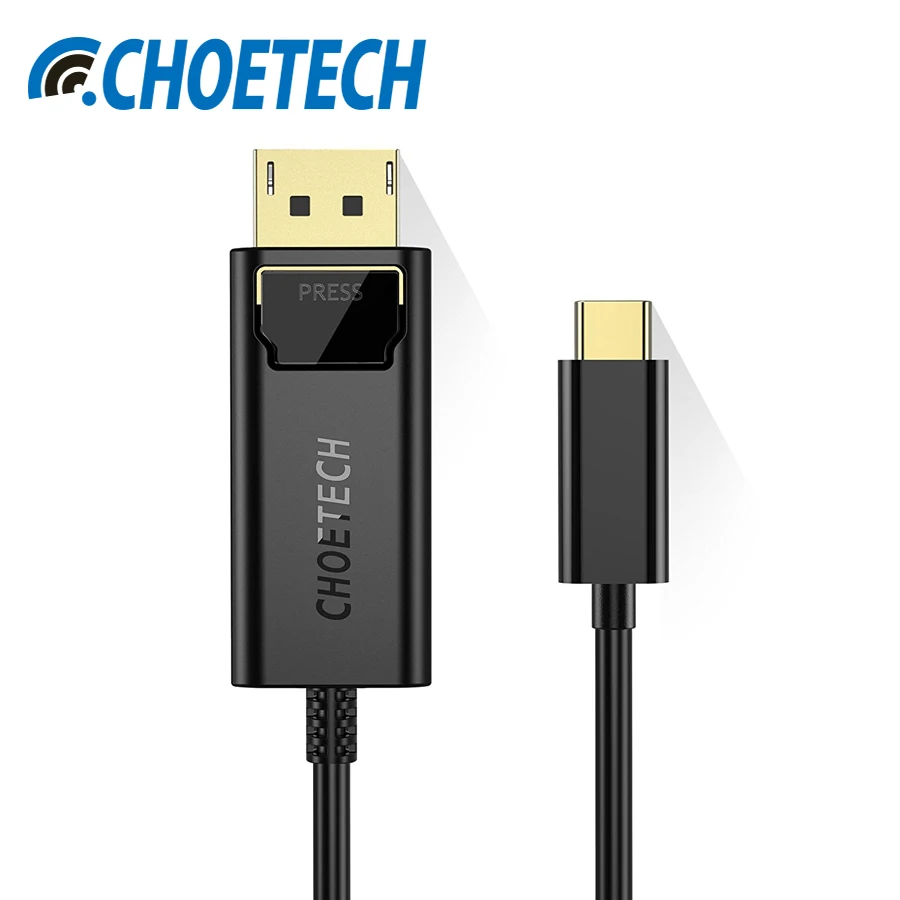 CHOETECH USB Type C to DisplayPort Adapter font b Cable b font For Samsung S8 Plus