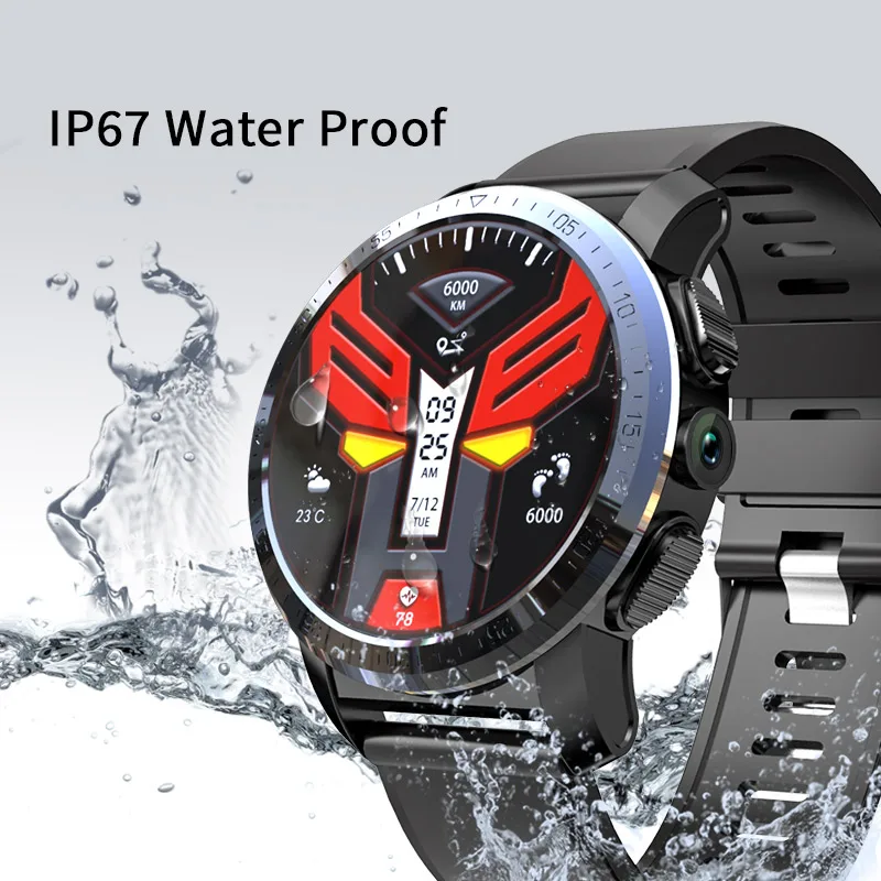 KOSPET Optimus Pro 3GB 32GB 800mAh Battery Dual Systems 4G Smart Watch Phone waterproof 8.0MP 1.39