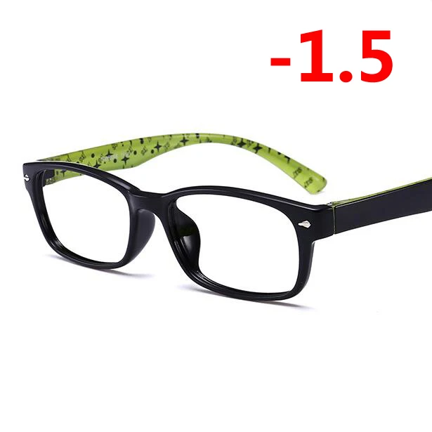 Myopia 150 TR90 очки для близорукости для женщин и мужчин, модные очки для студентов с близорукими глазами-1,0-1,5-2,0-4,0 - Цвет оправы: Myopia 150