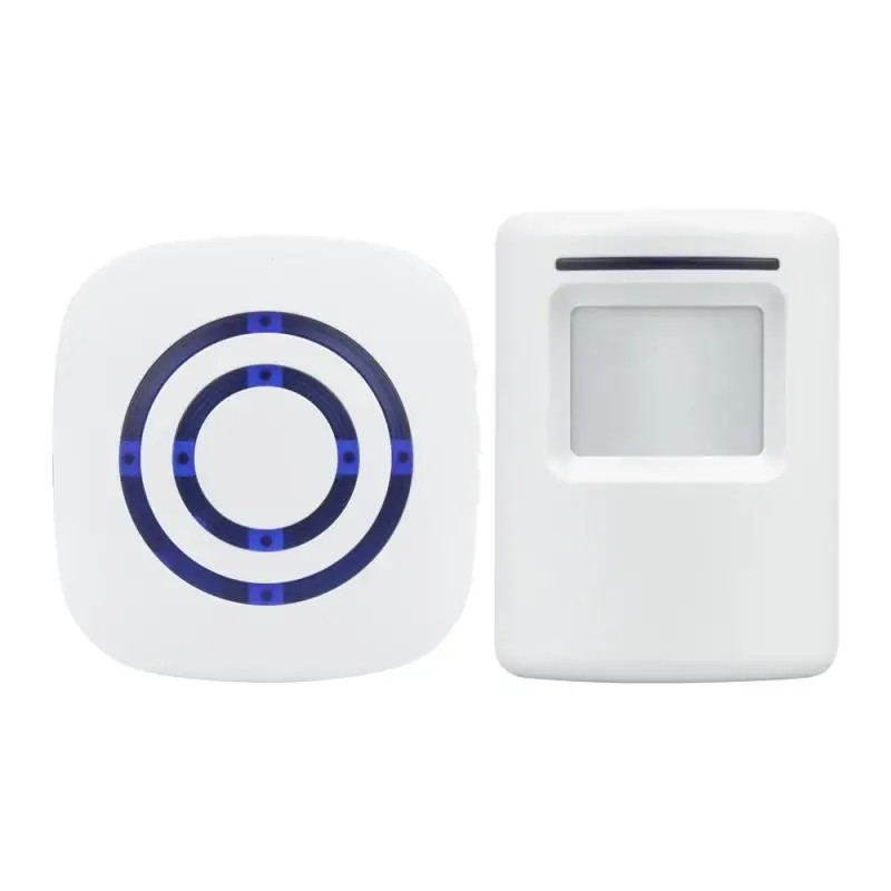 

Wireless IR Sensor Doorbell Kit Remote Control Switch Induction Alarm Door Bell Welcome Motion Sensor Infrared Detector EU Z2