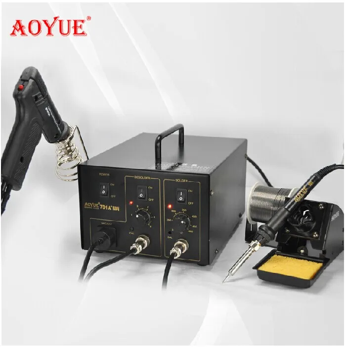 AOYUE 701A+ Brand 2 in 1 BGA Desoldering Station Electric Vacuum Desoldering Pump Solder Sucker