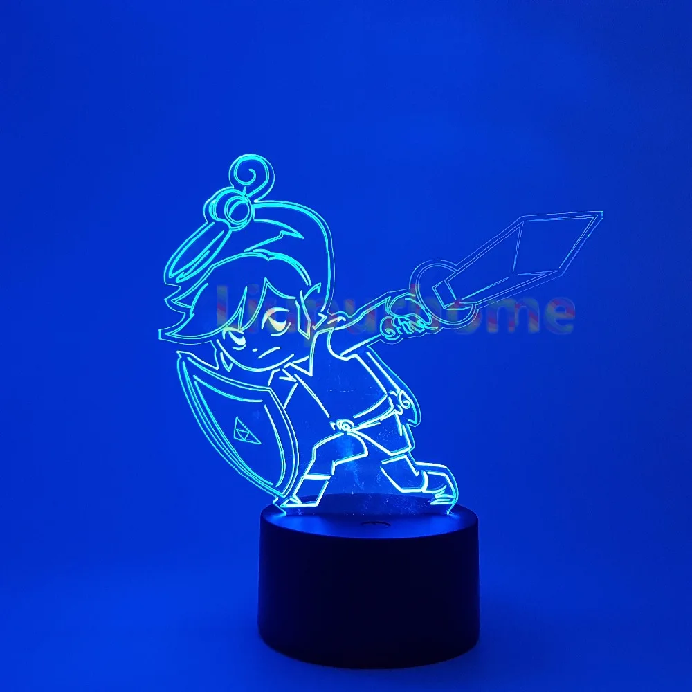 Светодиодный 3d светильник legenда о Зельде меняющий цвет|night light|light nightvisual lighting |