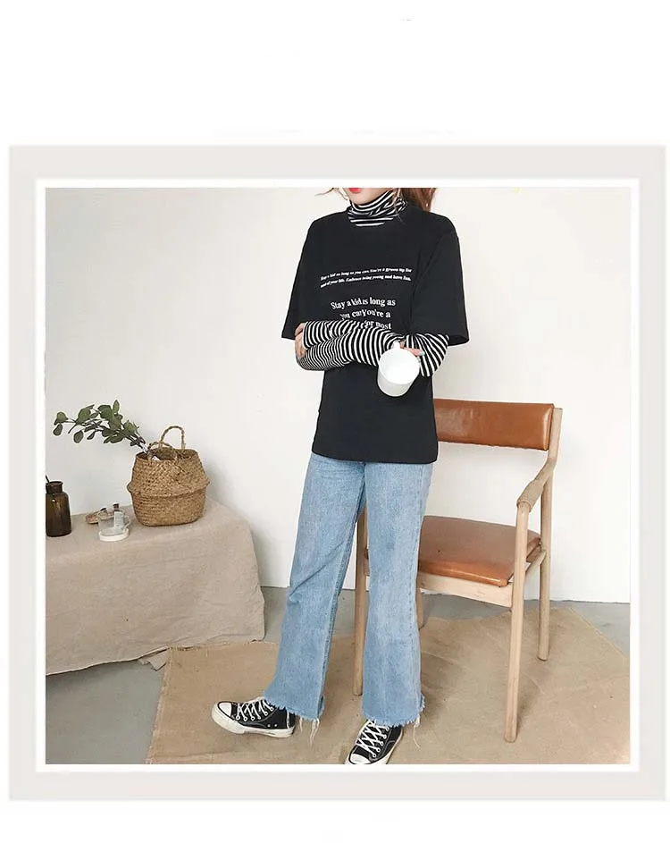 t shirt T1801 black-3