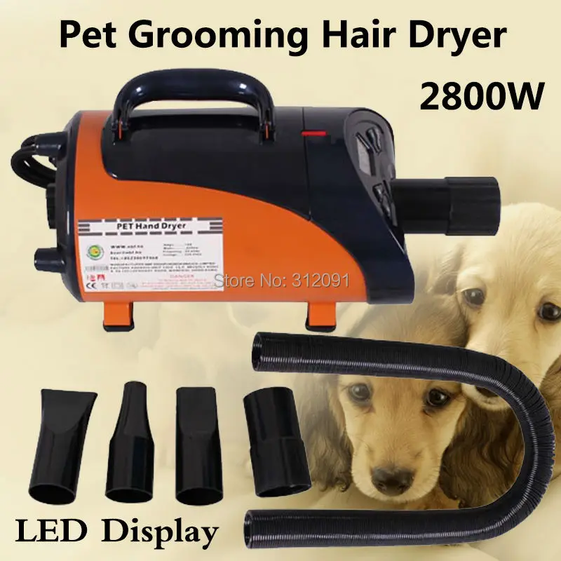 (Ship from EU) 2800W High Power Pet Hair Dryer Blower Dog Pet Grooming