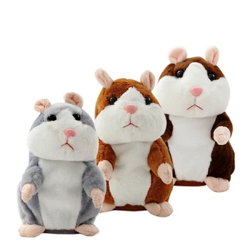 

Magic Talking Hamster Pulse Toy Mimicry Pet Electronic Mouse Educational Toy Recording Repeats What You Say Imitate Human Voice