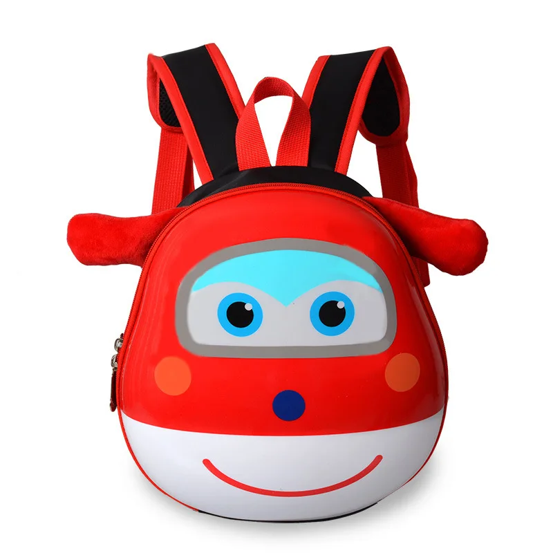 Cartoon Plush Super Wings Doll Backpacks Boys Girls School Backpack