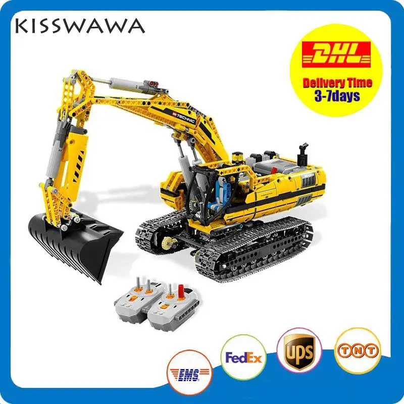 

KISSWAWA Lepin 20007 1123pcs Technic Series Excavator Model Building Blocks Bricks Educational Toy Christmas Gift