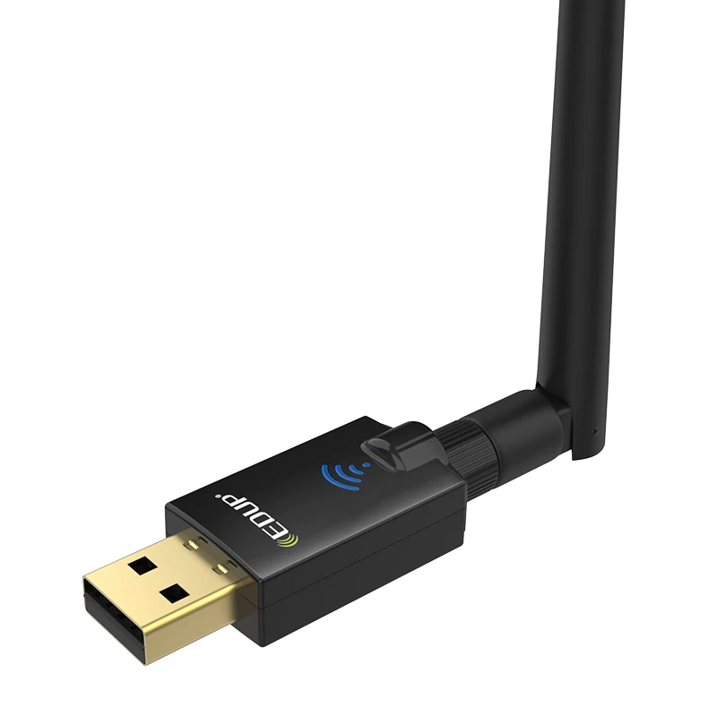 

EDUP 5Ghz USB Wireless WiFi Adapter 600Mbps Wi-Fi Antenna 2dbi wifi Receiver 802.11ac USB Ethernet Adapter Computer Network Card